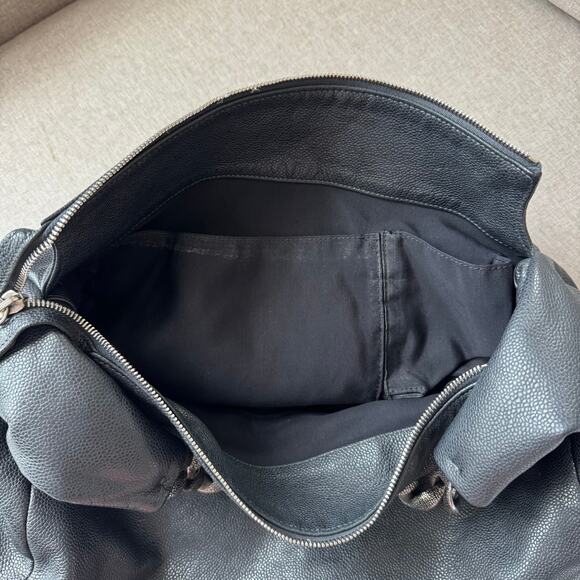 CHANEL Black Caviar 31 Hobo Leather Chunky Chain Link Handle Logo Shoulder Bag - Picture 10 of 14